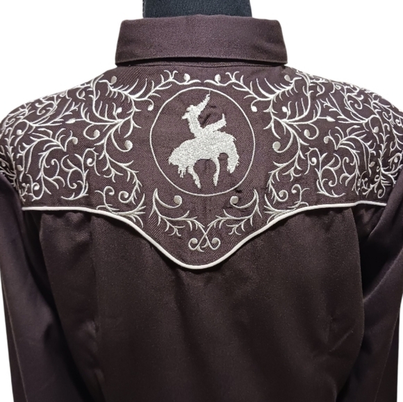 VTG Roper Bucking Bronco Western Shirt - Picture 6 of 11